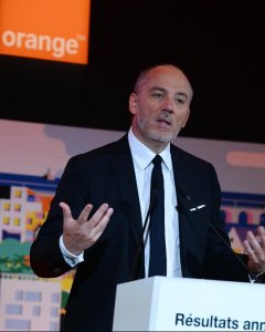 El consejero delegado de France Telecom, Stephane Richard, en la presentación de los resultados de la operadora. AFP/Eric Piermont