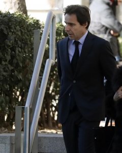 El empresario Javier López Madrid a su llegada a la Audiencia Nacional para declarar como testigo ante el juez que investiga la caja B del PP. EFE/Javier Lizón