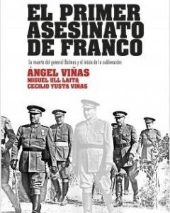 Portada del libro 'El primer asesinato de Franco'.