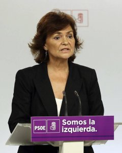 Carmen Calvo, vicepresidenta del Gobierno y ministra de Igualdad en el nuevo Gobierno de Pedro Sánchez. EFE/Archivo