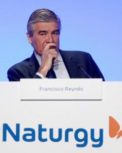 El presidente de Naturgy, Francisco Reynés, durante la junta general de accionistas de la compañía. EFE/Chema Moya