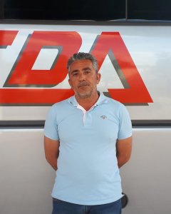 José Luis García, presidente del comité de huelga.
