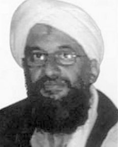 Imagen del 'número dos' de Al Qaeda, Ayman Al Zawahiri.