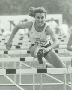 María José González Patiño, cuando competía.