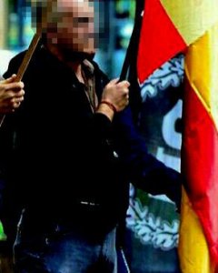 Imagen del presunto agresor nazi en Bilbao.