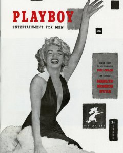Primera publicación de Playboy, con Marilyn Monroe.