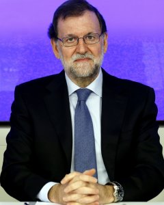 El jefe del Ejecutivo en funciones y presidente del PP, Mariano Rajoy, ha reunido al Comité Ejecutivo Nacional de su partido a ochos días del debate de investidura de Pedro Sánchez. EFE/Sergio Barrenechea