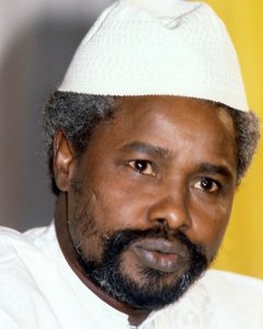 Fotografía de febrero de 1986 de Hissène Habré. - AFP