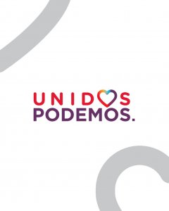 Cartel electoral de la coalición Unidos Podemos