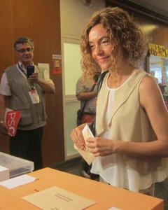 La candidata del PSC por Barcelona a las elecciones generales, Meritxell Batet.