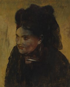 'Retrato de una mujer' de Edgard Degas