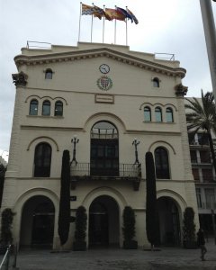 Edificio del Ayuntamiento de Badalona. E.P.