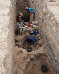 La excavación junto a la aldea kurda de Bassetki donde han encontrado una ciudad de la Edad de Bronce. Universidad de Tubinga. P. Pfälzner