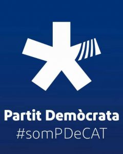 Nuevo logo del PDeCat, presentado este sábado.