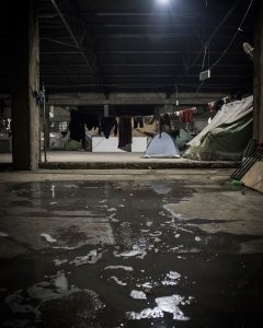 Imagen del interior del campamento de Softex. - MIGUEL SERRANO