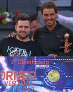 Nadal con Edu, ganador del concurso y guitarrista de Kitai