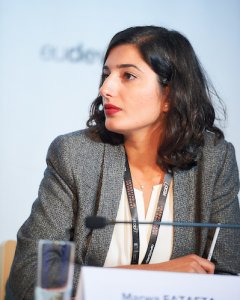 Marwa Fatafta, representante de Transparencia Internacional