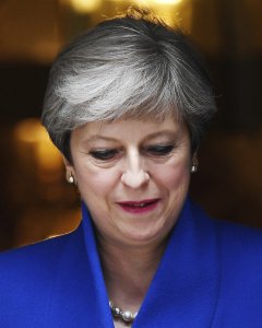 La primera ministra británica, Theresa May. EFE/Andy Rain