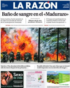 Portada La Razón