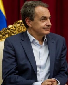 El expresidente del Gobierno José Luis Rodríguez Zapatero en una anterior visita a Venezuela. - EFE
