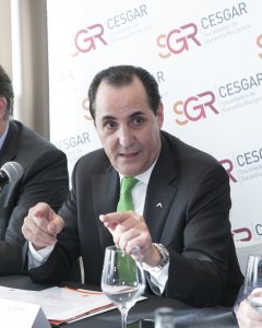 El presidente de de la Cesgar, José Rolando Álvarez