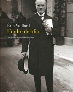 Éric Vuillard. L'ordre del dia
