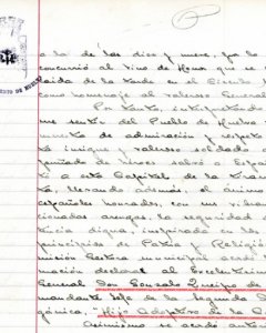 Documento de la Comisión que nombró a Queipo de Llano Hijo Adoptivo de la ciudad