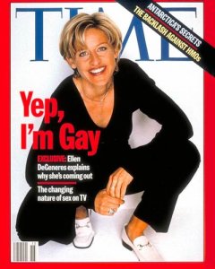 La portada de 'Time' en la que DeGeneres salió del armario en 1997 | 'Time'
