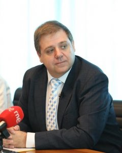 El presidente de Correos, Juan Manuel Serrano. E.P.