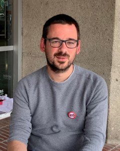 Lluc Salellas, candidat de Guanyem Girona. PÚBLIC