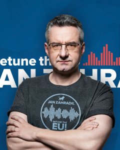 Imagen promocional del candidato a la Comisión Europea de la formación partido euroescéptica ACRE, el checo Jan Zahradil.