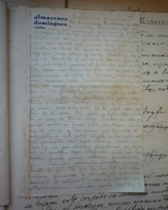 Carta de la joven Milagros desde la cárcel real a su hermana María Luisa. Archivo José Luis Gutiérrez