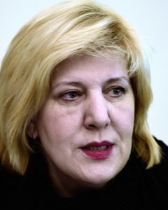 La comisaria de Derechos Humanos del Consejo de Europa, Dunja Mijatovic. - AFP