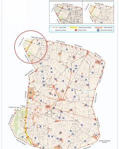 Plano explicativo de la modificación del perímetro de Madrid Central. AYUNTAMIENTO DE MADRID