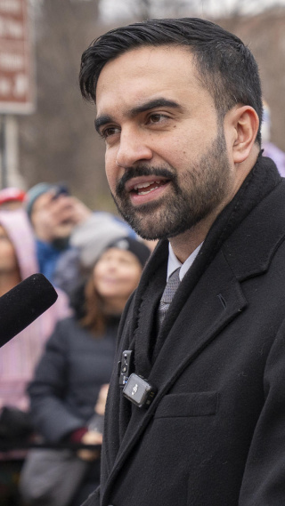 Imagen de archivo del alcalde de Nueva York, Zohran Mamdani, en una rueda de prensa.
