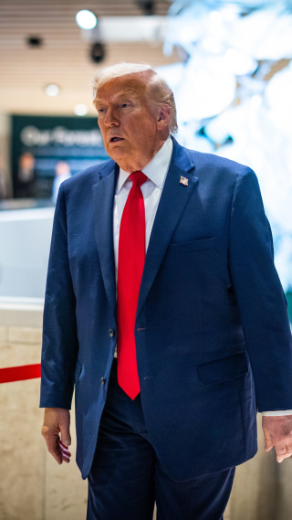 Donald Trump, en la reunión anual del Foro Económico Mundial en Davos.