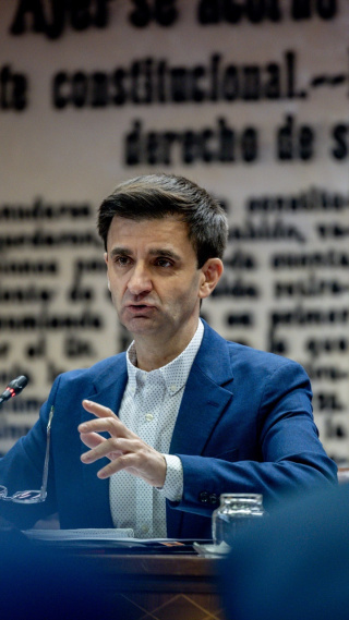 El presidente del Consejo de Administración de la Corporación RTVE, José Pablo López