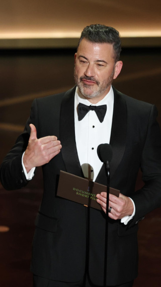 LOS ANGELES (United States), 16/03/2026.- Jimmy Kimmel speaks onstage during the the 98th annual Academy Awards ceremony at the Dolby Theatre in Los Angeles, California, USA, 15 March 2026. EFE/EPA/CHRIS TORRES