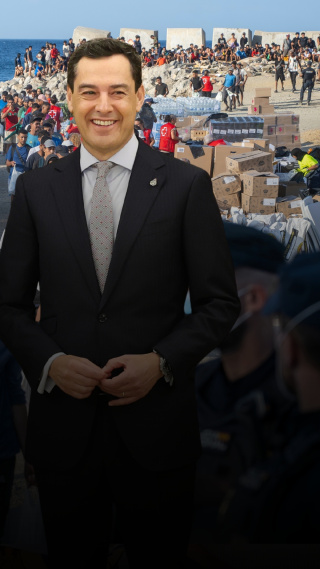 MORENO BONILLA, a dos bandas: sí al acuerdo bilateral con Ceuta y sí al pacto migratorio con Vox
