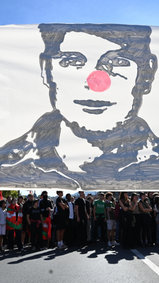 Protesta contra Vito Quiles