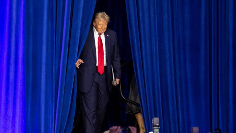 EuropaPress_6328833_filed_06_november_2024_us_west_palm_beach_us_republican_presidential Donald Trump aparece en el Centro de Convenciones del Condado de Palm Beach, a 11 de junio de 2024.