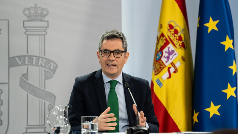 El ministro de Presidencia, Justicia y Relaciones con las Cortes, Félix Bolaños.