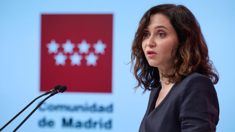 Isabel Díaz Ayuso Casa de Correos La presidenta de la Comunidad de Madrid, Isabel Díaz Ayuso, ofrece una rueda de prensa tras la reunión del Consejo de Gobierno, en la Real Casa de Correos de Madrid, a 26 de diciembre de 2024.