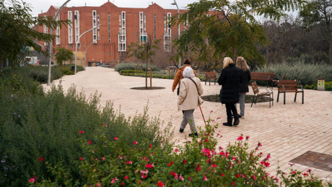 Una zona del parc Una zona del parc