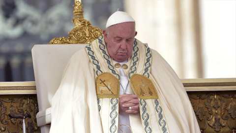 El papa Francisco durante un acto en el Vaticano, a 20 de octubre de 2024. El papa Francisco durante un acto en el Vaticano, a 20 de octubre de 2024.