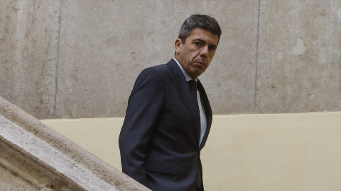 EuropaPress_6482917_presidente_generalitat_valenciana_carlos_mazon_llegada_reunion_28_enero Imagen de archivo del presidente de la Generalitat valenciana, Carlos Mazón, a su llegada a una reunión, a 28 de enero de 2025, en València.