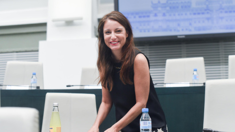 Imagen de archivo de Andrea Levy en el Palacio de Cibeles, Madrid.