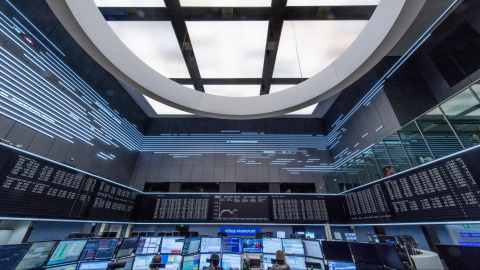 Imagen de archivo de la Bolsa de Fráncfort.