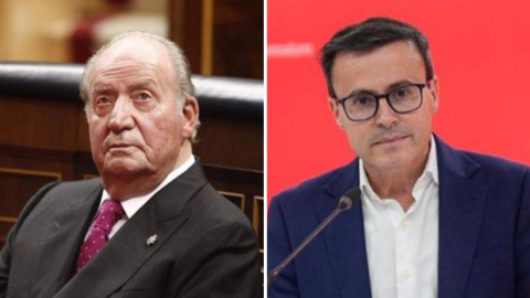 Montaje con fotos de Juan Carlos I y Miguel Ángel Gallardo. Montaje con fotos de Juan Carlos I y Miguel Ángel Gallardo.