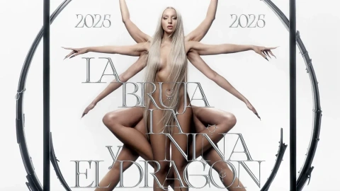 Cartel de la gira de estadios 'La Bruja, La Niña y El Dragón', de Lola Índigo.